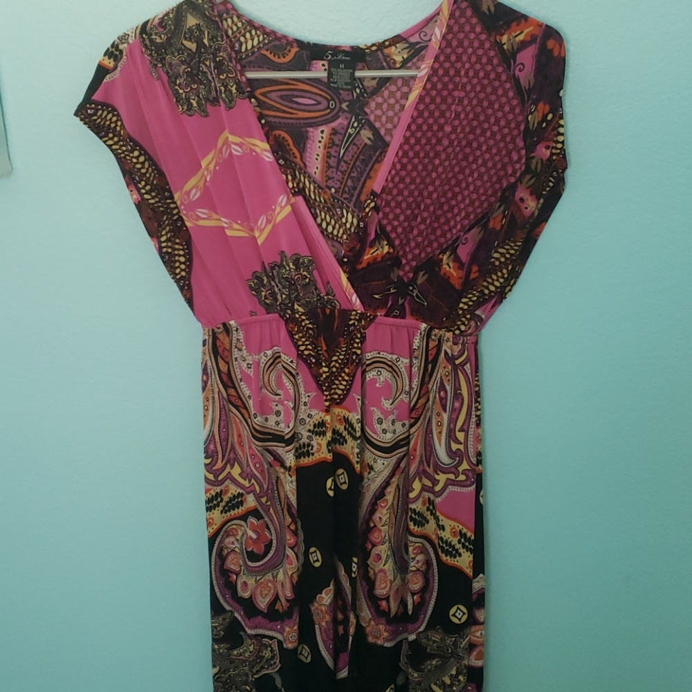 5th and love short maxi dress